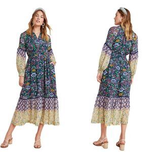 Anthropologie Maeve Ondine Maxi Dress
